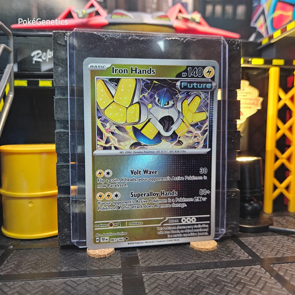 Iron Hands Temporal Forces Reverse Holo Pokémon TCG 061/162 Scarlet Violet SV05 - Image 3 of 4