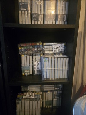 COPIC  Classic 36PC Basic Set (Markers are new, but plastic case is damaged)