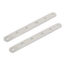 200mmx20mmx3mm Straight Flat Mending Repair Plate Joining Fastener 2pcs