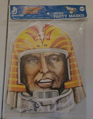 Vintage 1978 Battlestar Galactica Paper Party Masks NEW