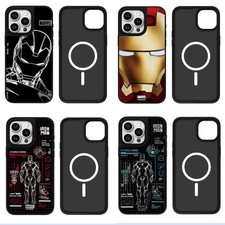 Gold Red Metal Mask Pattern Anti Drop Phone Cover For iPhone 14 15 16 17 Pro Max