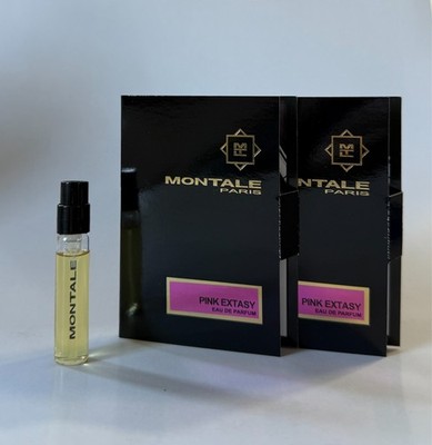 2 x Montale PINK EXTASY  EDP Vial Sample 2ml 0.07 fl oz New With Card