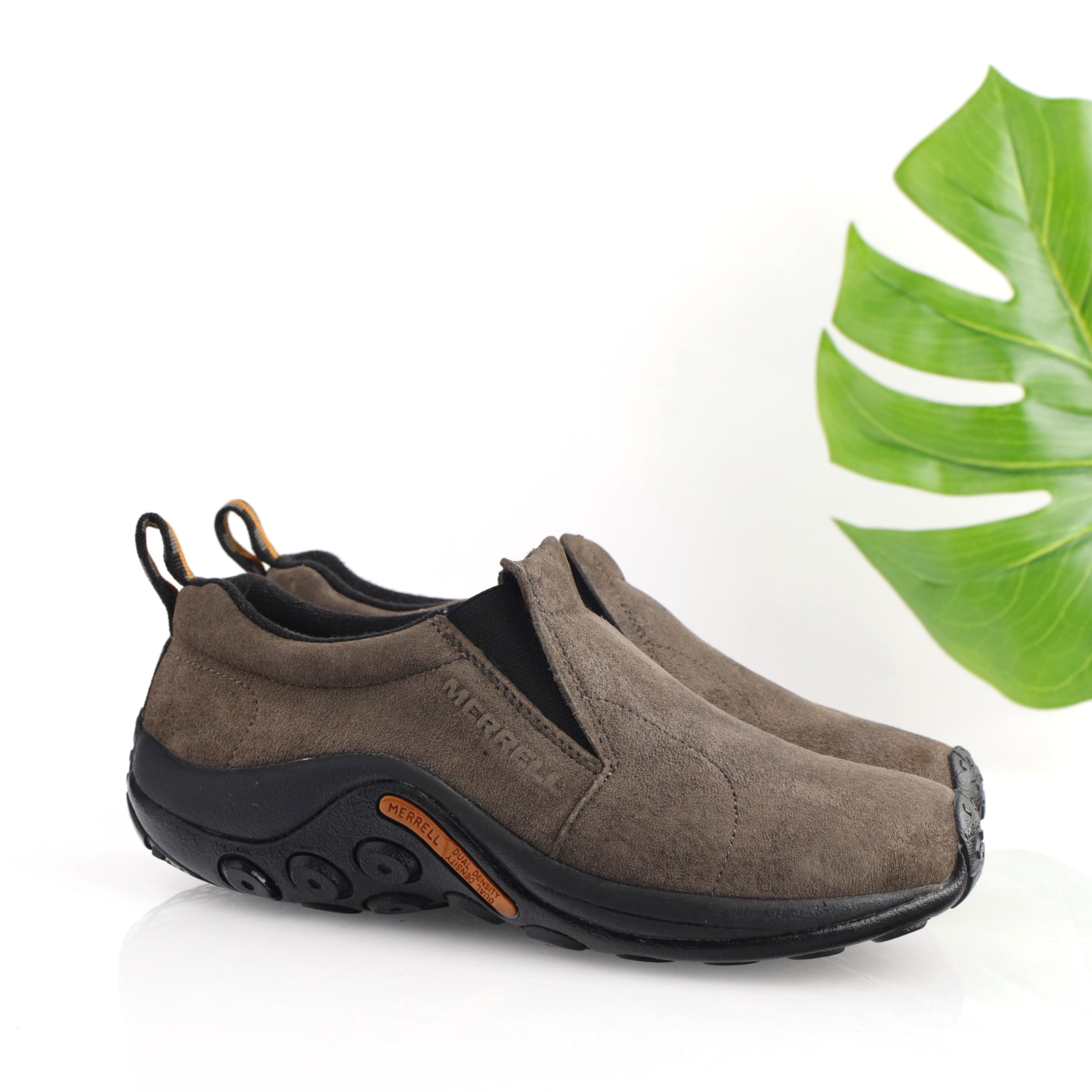 Scarpa donna Merrell Jungle Moc zoccoli taglia 8 impermeabile marrone scamosciato stivaletto invernale