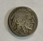1934-D Buffalo Nickel Circulated Coin
