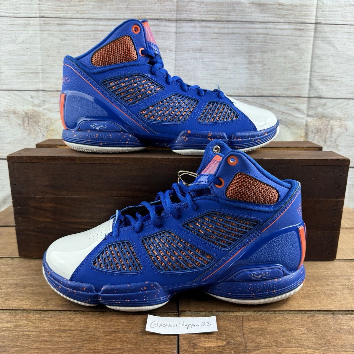 Adidas Adizero Rose 1.5 'New York Knicks' Restomod HQ1015 Men Size
