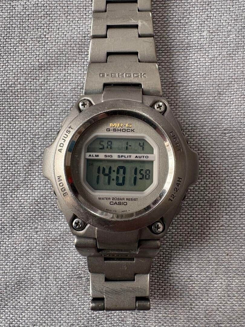 CASIO G-SHOCK MR-G MRG-100 Silver Tested Japan Used F/S | eBay CASIO G-SHOCK MR-G MRG-100 Silver Tested Japan Used F/S | eBay