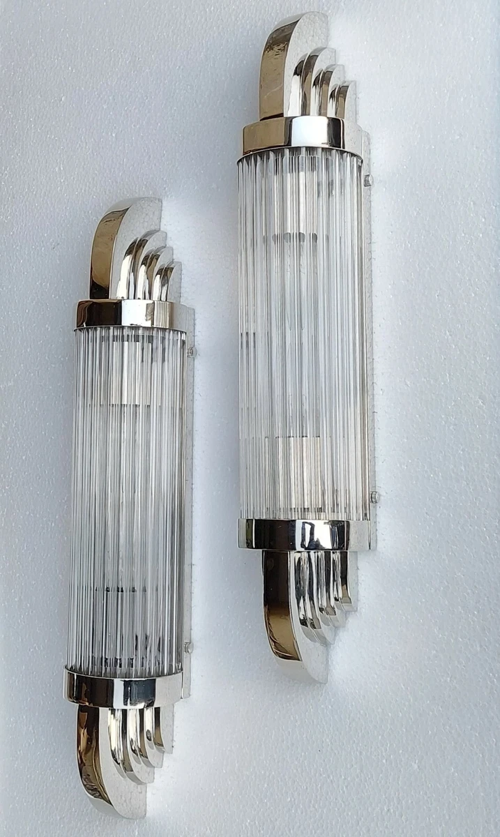 Vintage art deco wall lights deals