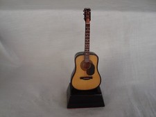 6" Classic Guitar Miniature on Base Much Detail Great Music Gift Brand NEW