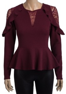 frill peplum top