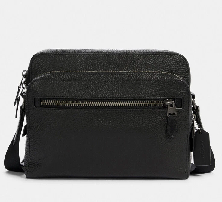 COACH PEBBLE LEATHER WEST Camera Bag