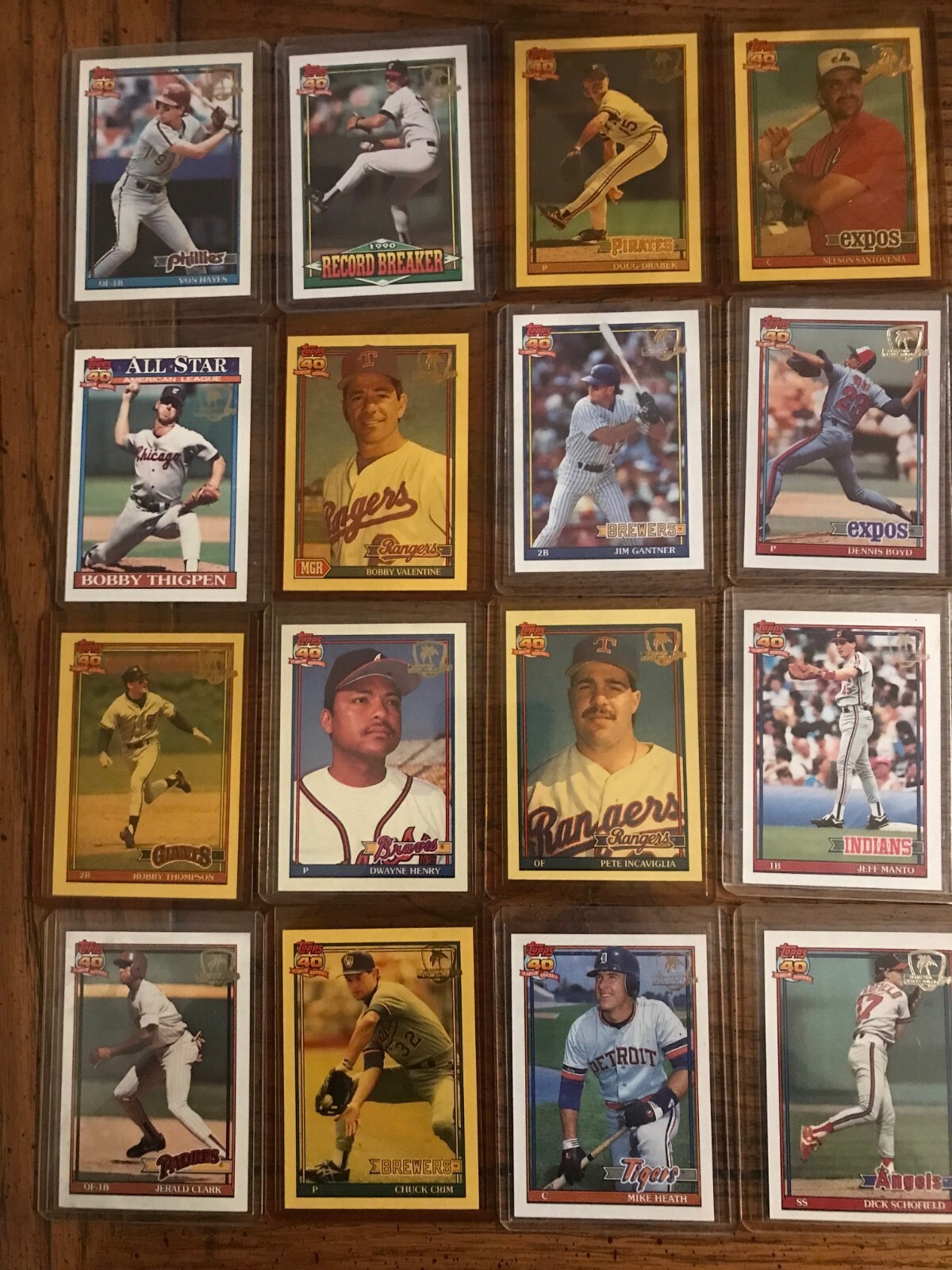 Dick Schofield 1991 Topps Desert Shield (Sale Is For One Card In Title)(13,942