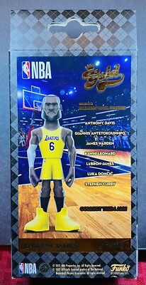 LEBRON JAMES - 2021 -🔥 FUNKO (NBA) PREMIUM FIGURE “GOLD” /BRAND