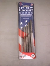 New Mayhew Tools USA 62282 5 pc. Pilot Punch Set  1/8" 5/32" 3/16" 7/32" & 1/4"