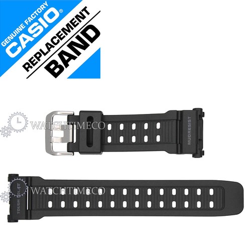 Genuine Casio Black Rubber Watch Band 