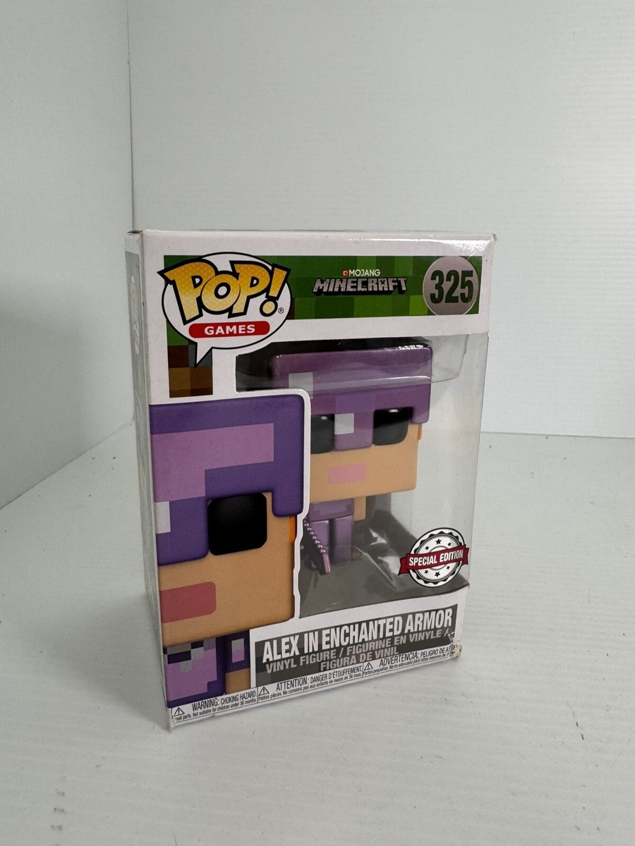 Funko Pop Figure #325 Minecraft Alex In Enchanted Armor UK