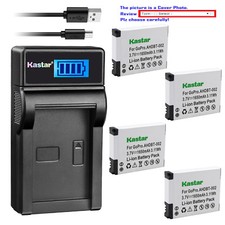 Kastar Battery LCD Charger for AHDBT 001 AHDBT 002 Gopro HD HERO Naked