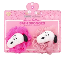 CELAVI X PEANUTS (V DAY)  2PC BATH SPONGE