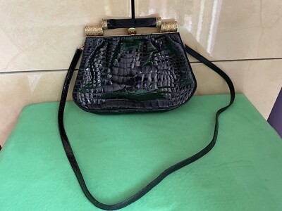 Helene Genuine Alligator Made In Italy Vintage Bag | eBay display picture 2
