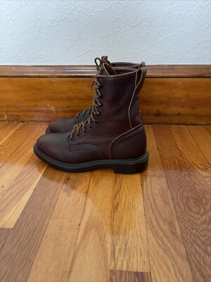 Red Wing Boots 931 Western Made In The USA sz 7.5 D Work Boots | eBay