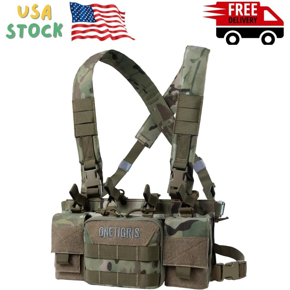 OneTigris Chest Rig, MOLLE Chest Rigs Tactical Chest Rig Dangler | eBay