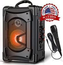 M quina de karaoke con altavoz y micr fono Bluetooth, sistema de megafon a NUEVO