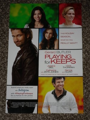 PLAYING FOR KEEPS - Movie Poster - Flyer - 11x17 - GERARD BUTLER