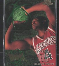 1995-96 SkyBox Premium #A11 Sharone Wright Atomic Philadelphia 76ers