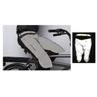Rainlegs Fahrrad Beinschützer Grau Reflektierend Gr. XL Regen Schutz Beinlinge