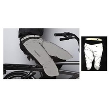 Rainlegs Fahrrad Beinschützer Grau Reflektie...