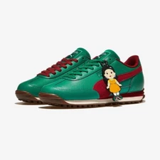 [399431-01] Puma Easy Rider Squid Game Red/Dark Pine *NEW*