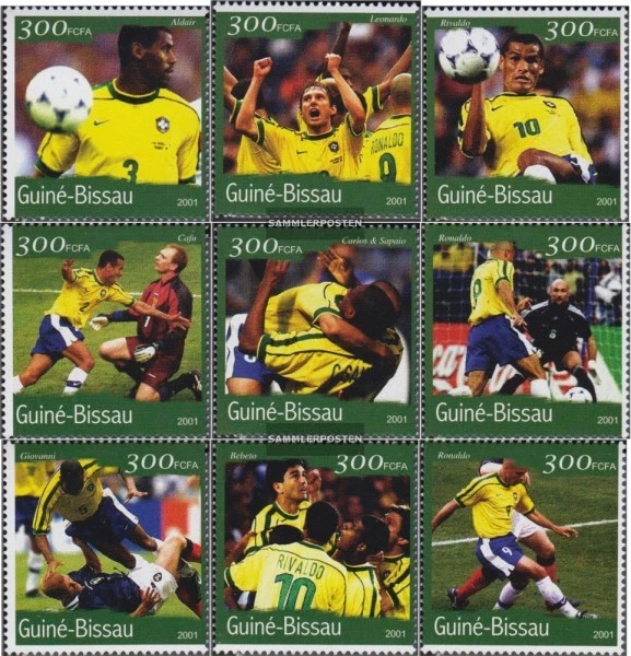 Guinée-bissau 1361-1369 neuf avec gomme originale 2001 Football-WM 2002 - Photo 1/1