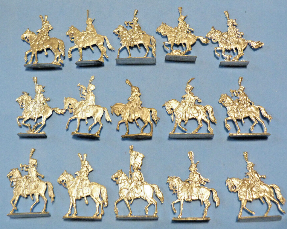 Plats d'étain - Flat tin - Zinnfiguren - 25 soldats français