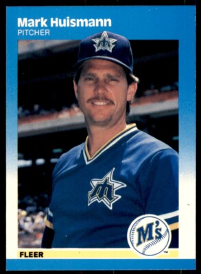 1987 Fleer Glossy Mark Huismann . Seattle Mariners #586
