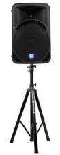 Rockville RPG15BT 15" Powered 1000W DJ PA Speaker BlueTooth,Wireless Link Stand