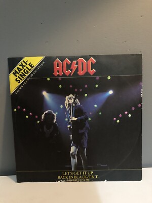 AC/DC-Let s Get It Up Back In Black/T.N.T. ( Recorded Live 1981).Maxi-single .LP