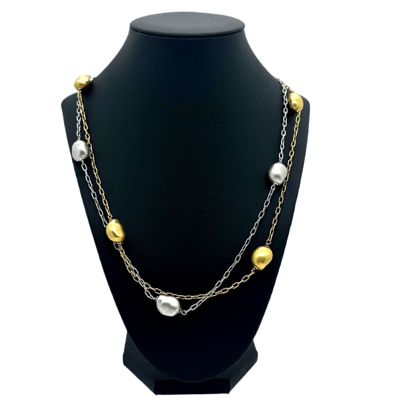 Roberto Coin Double Strand Nugget Collection Neck… - image 8