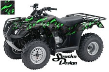 Lime Green Abstract Arrows Grid Vinyl Graphic Wrap Kit Atv Utv Golf Cart Us Made