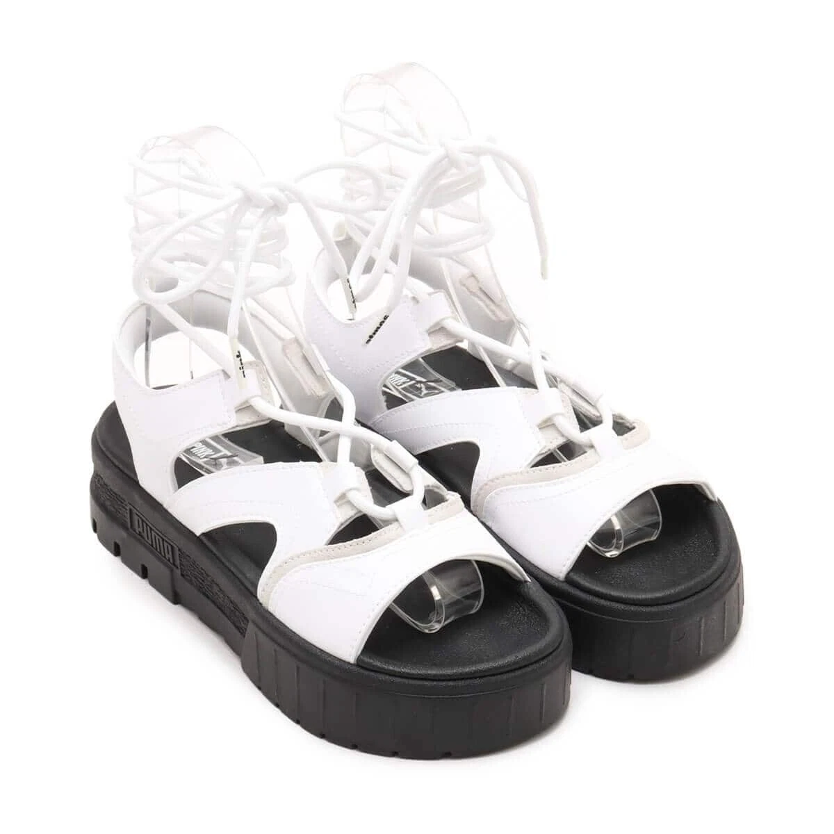 PUMA × atmos sandalo donna labirinto pizzo 394414 01 bianco PUMA nero