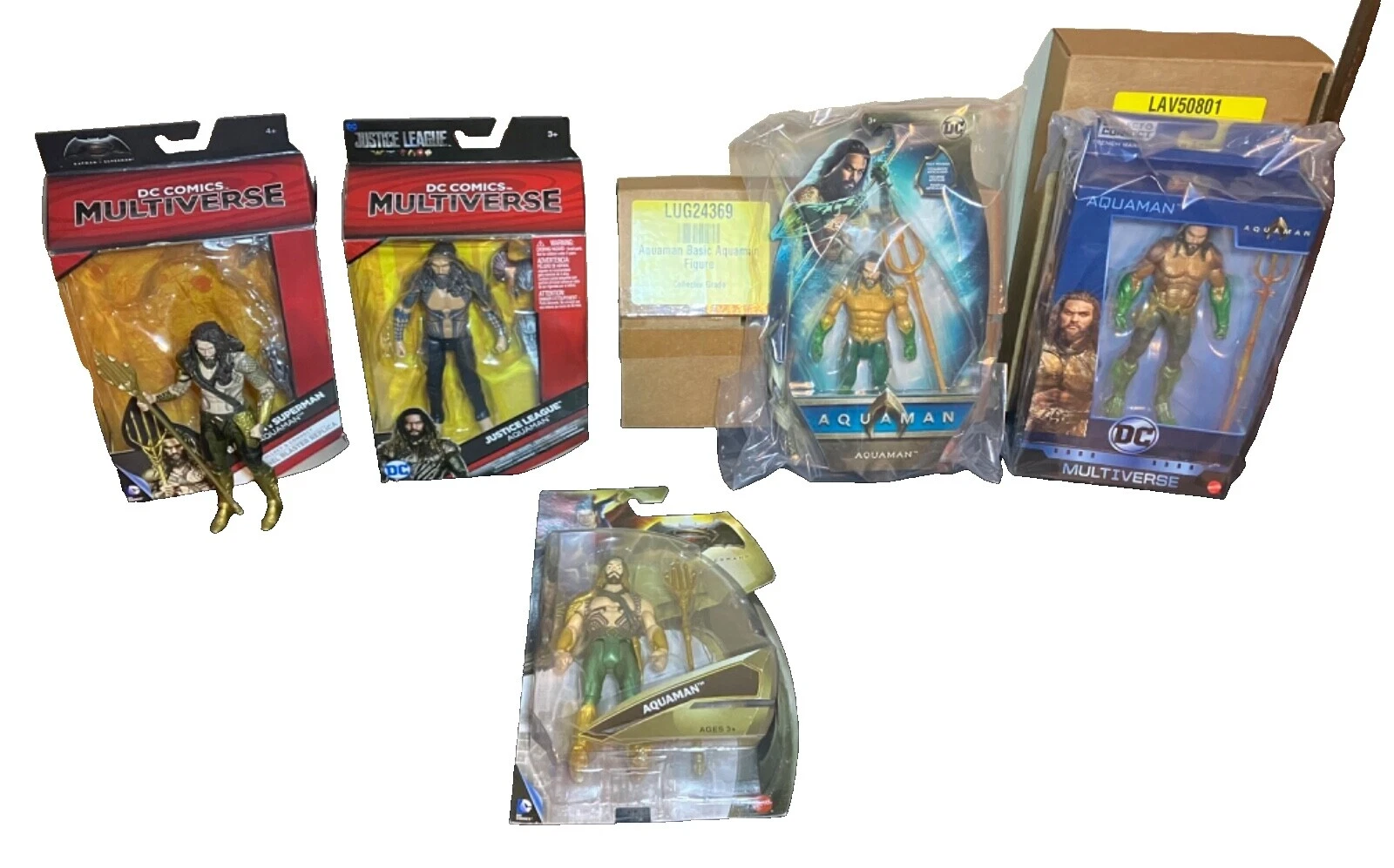 Figura de acción de Acción Aquaman Mattel Collections