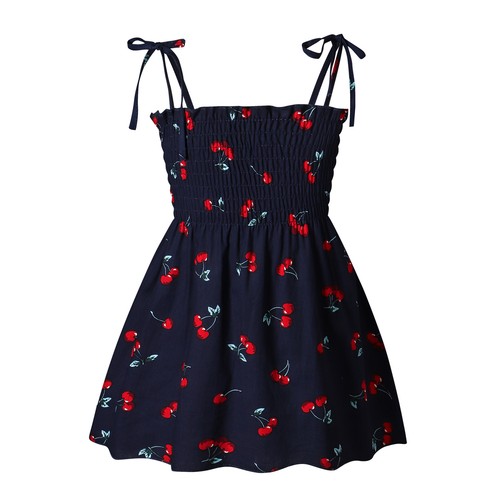 Toddler Kids Baby Girl Floral Animal Pleated Dress Casual Summer Sundress Travel - Picture 25 of 42