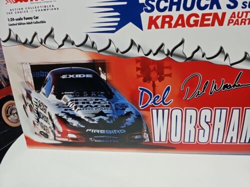 1/24 Action Funny Car of Del Worsham Firebird 2001 Checker BEAUTIFUL NICE CAR 🚗 - Picture 2 of 24