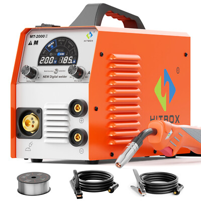 4 IN 1 kompakt MIG Schweißgerät 200A Gas Ohne Gas-Mig/ Stick /Lift TIG welder