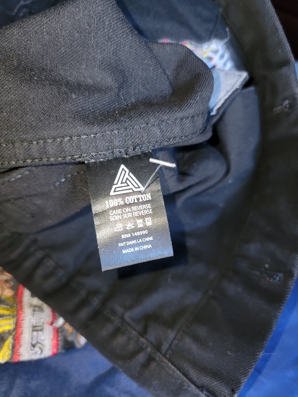 Black Pyramid Patch Embroidered Cotton Denim Jack… - image 11