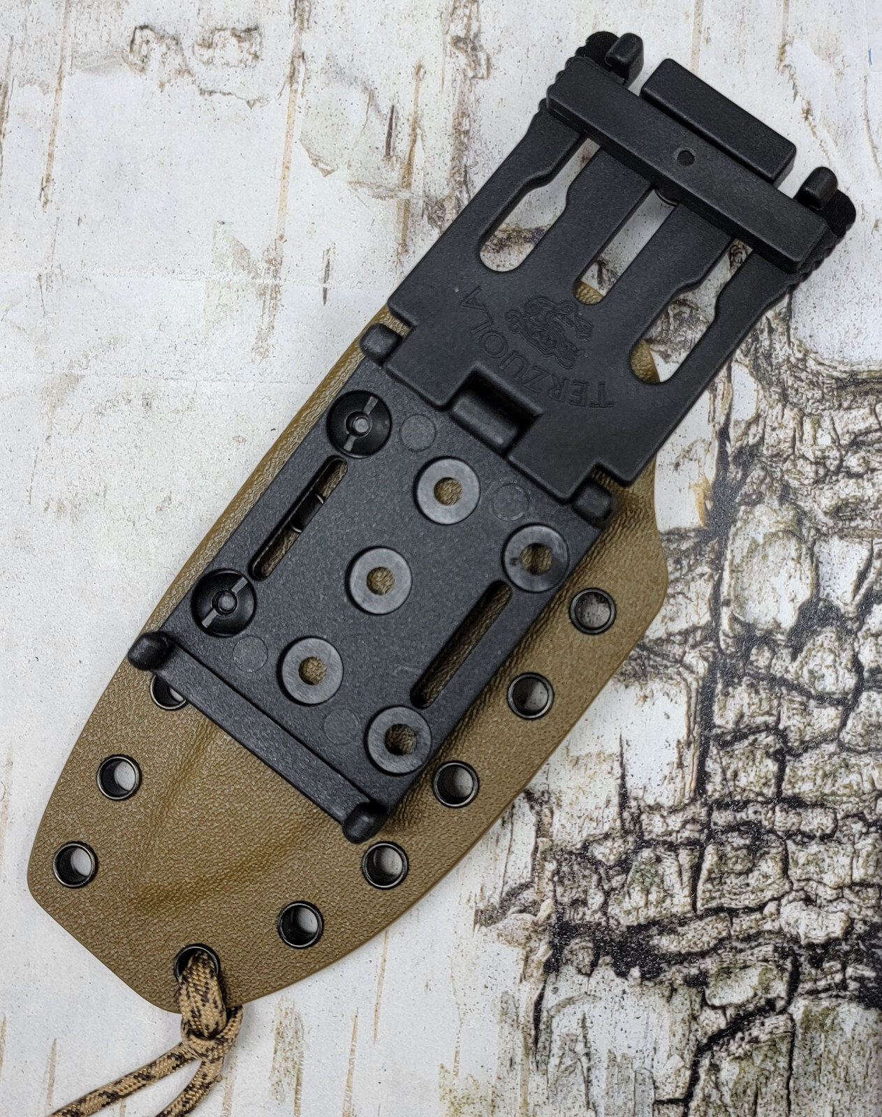 KYDEX SHEATH w TCLIP FOR KNIVES OF ALASKA TREKKER SERIES ELK HUNTER