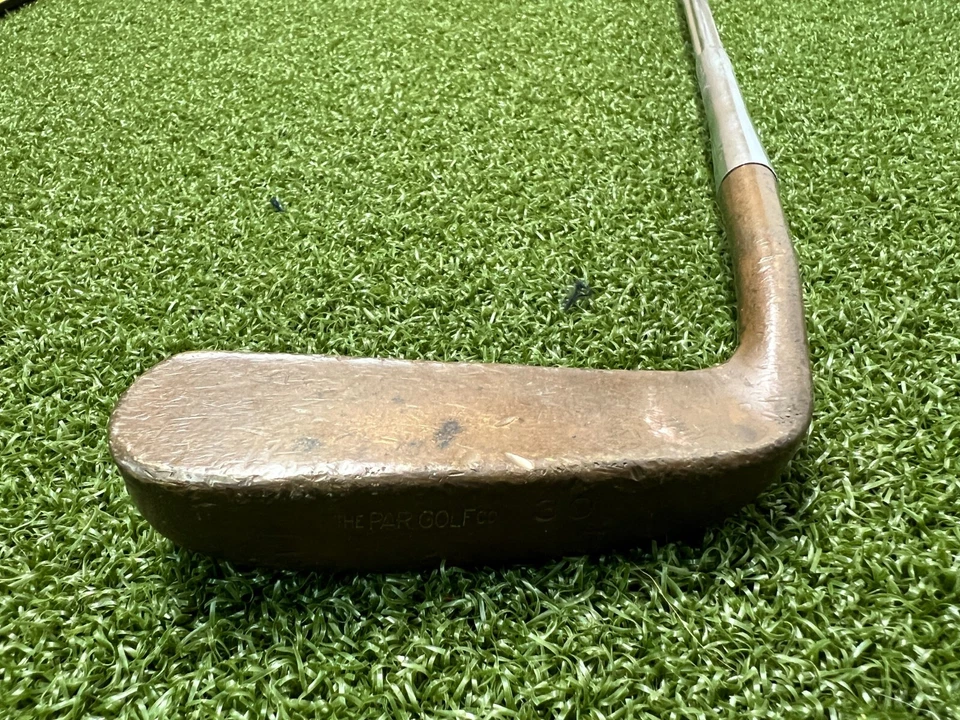 Putter The PAR GOLF Company hoja de latón #30 / 35" / todo original / sa8591 Foto 4 de 4