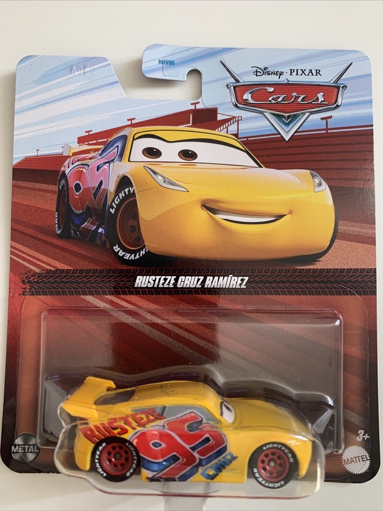 Disney Pixar Cars Racing Rusteze Cruz Ramirez Mattel Official Diecast Cars