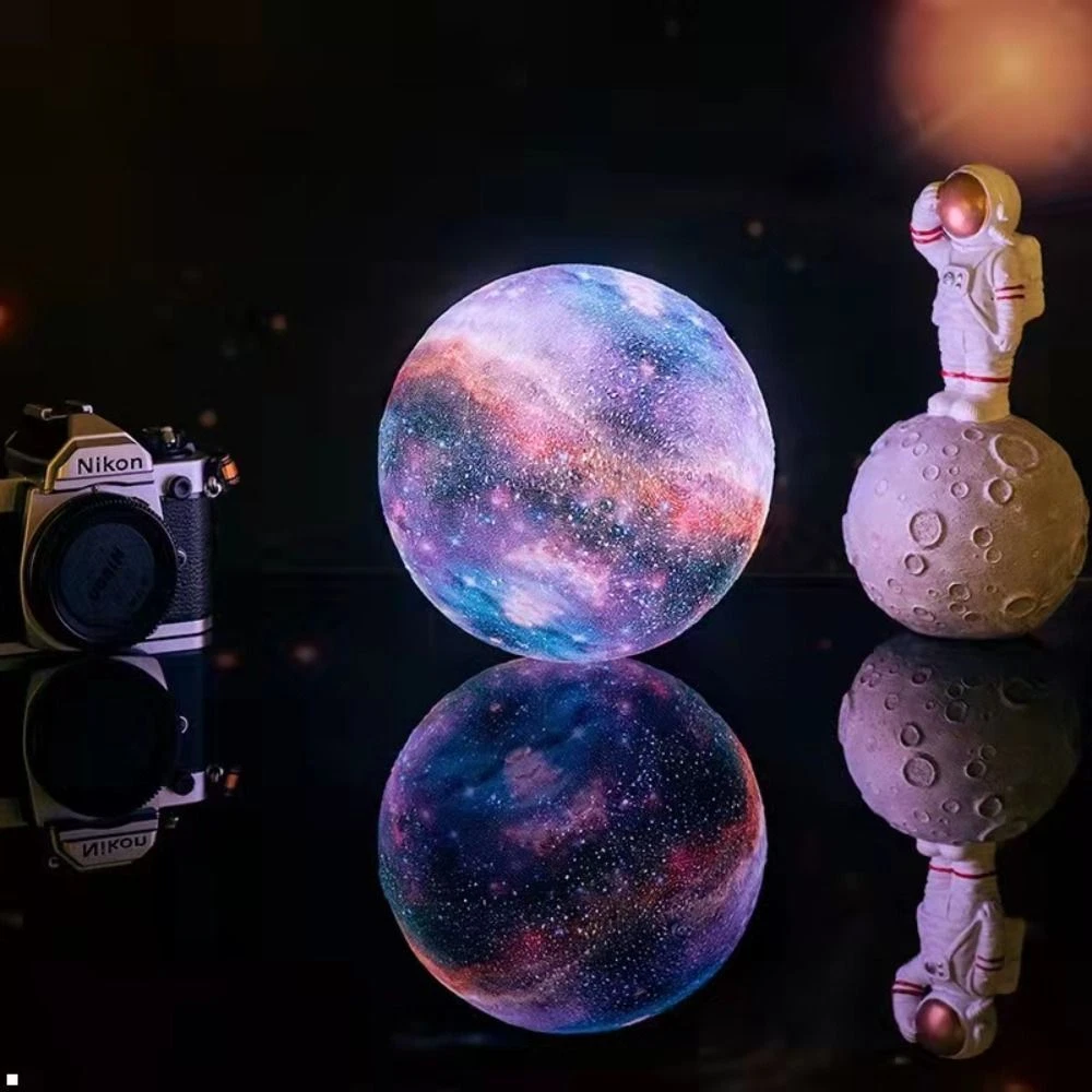 Galaxy rechargeable moon lamp discount