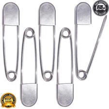 5 Inch Large Safety Pins for Clothes Big Safety Pins Heavy Giant Safety Pin NEW