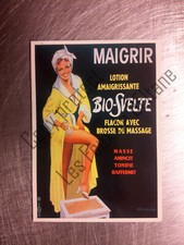 LOTION AMIGRISSANTE BIO SVELTE affiche GAILLARD carte postale postcard