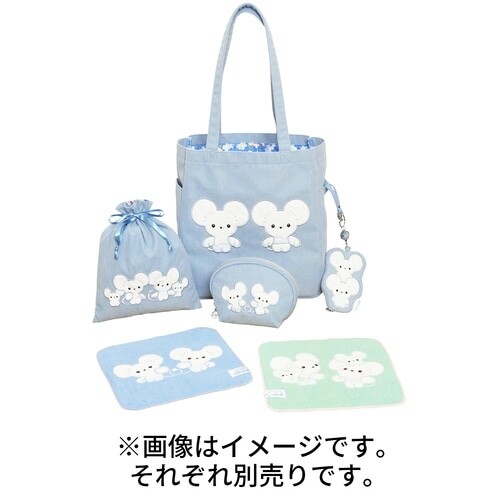 Tote with coin & pass case WAKKA de IKKA Maushold Pokemon